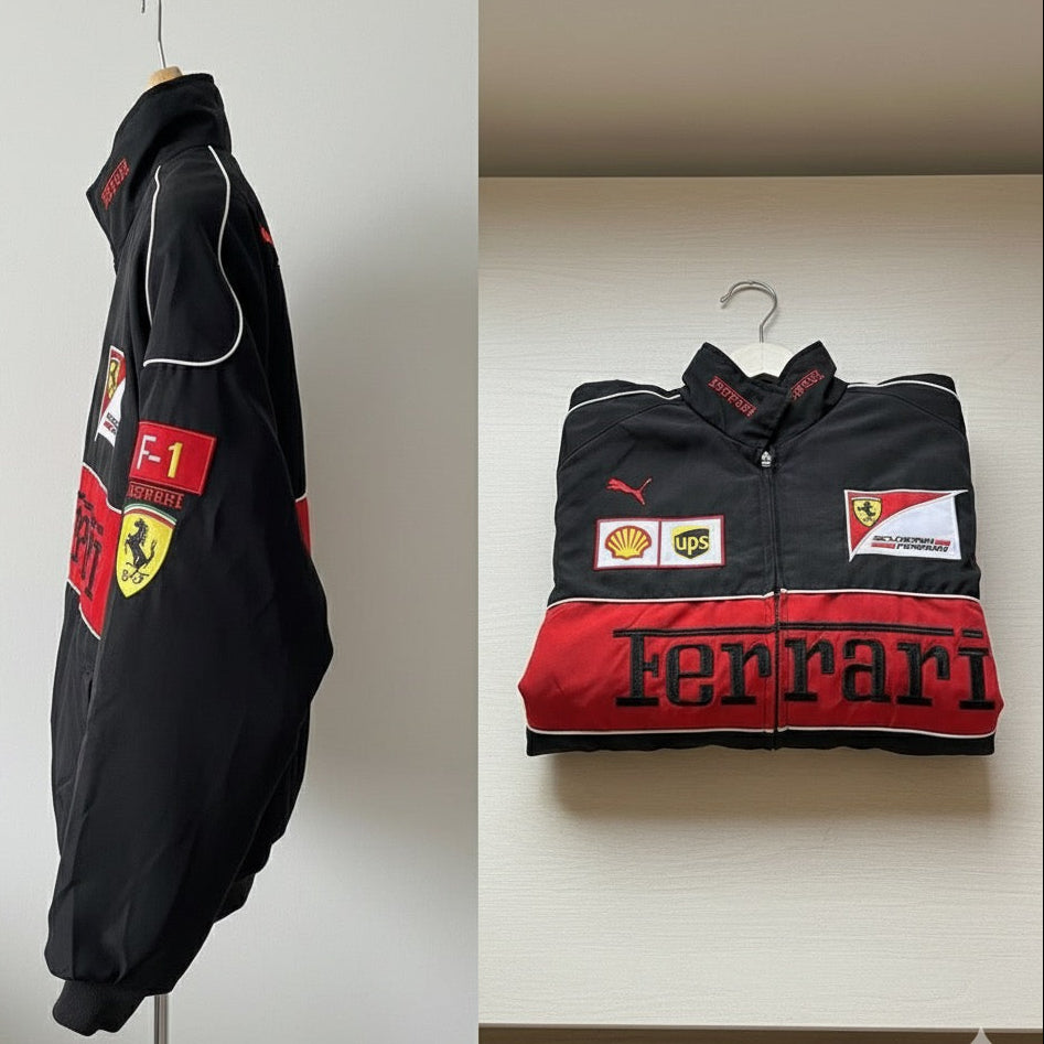 Ferrari Vintage Jacket F1-Formula 1, Black
