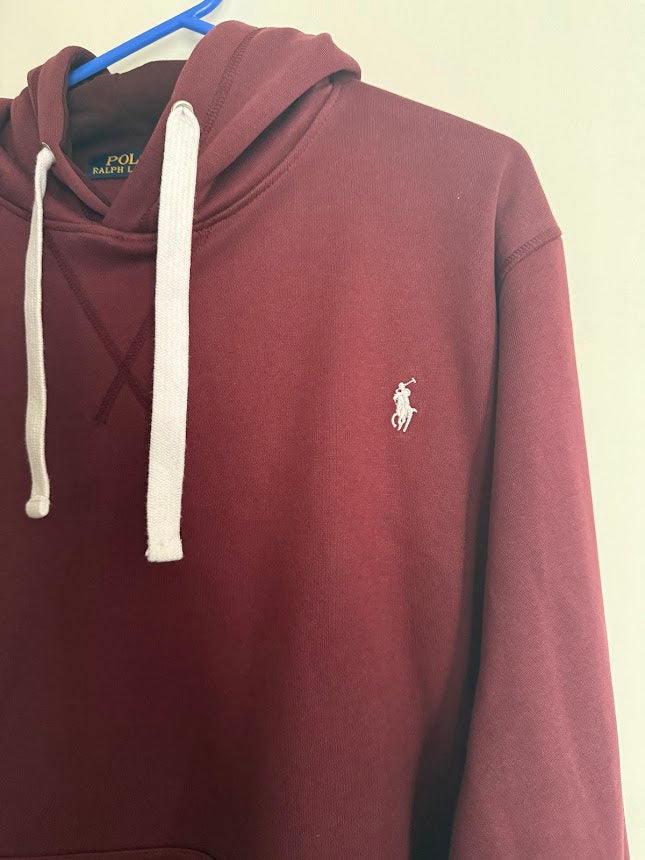 Ralph Lauren Fleece Hoodie - Maroon