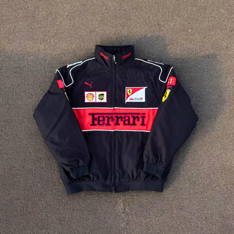 Ferrari Vintage Jacket F1-Formula 1, Black